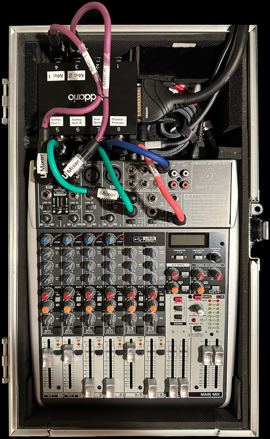 The fully connected Output / Mic Mixer case