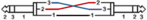 TRS Crossover patch cable wiring diagram